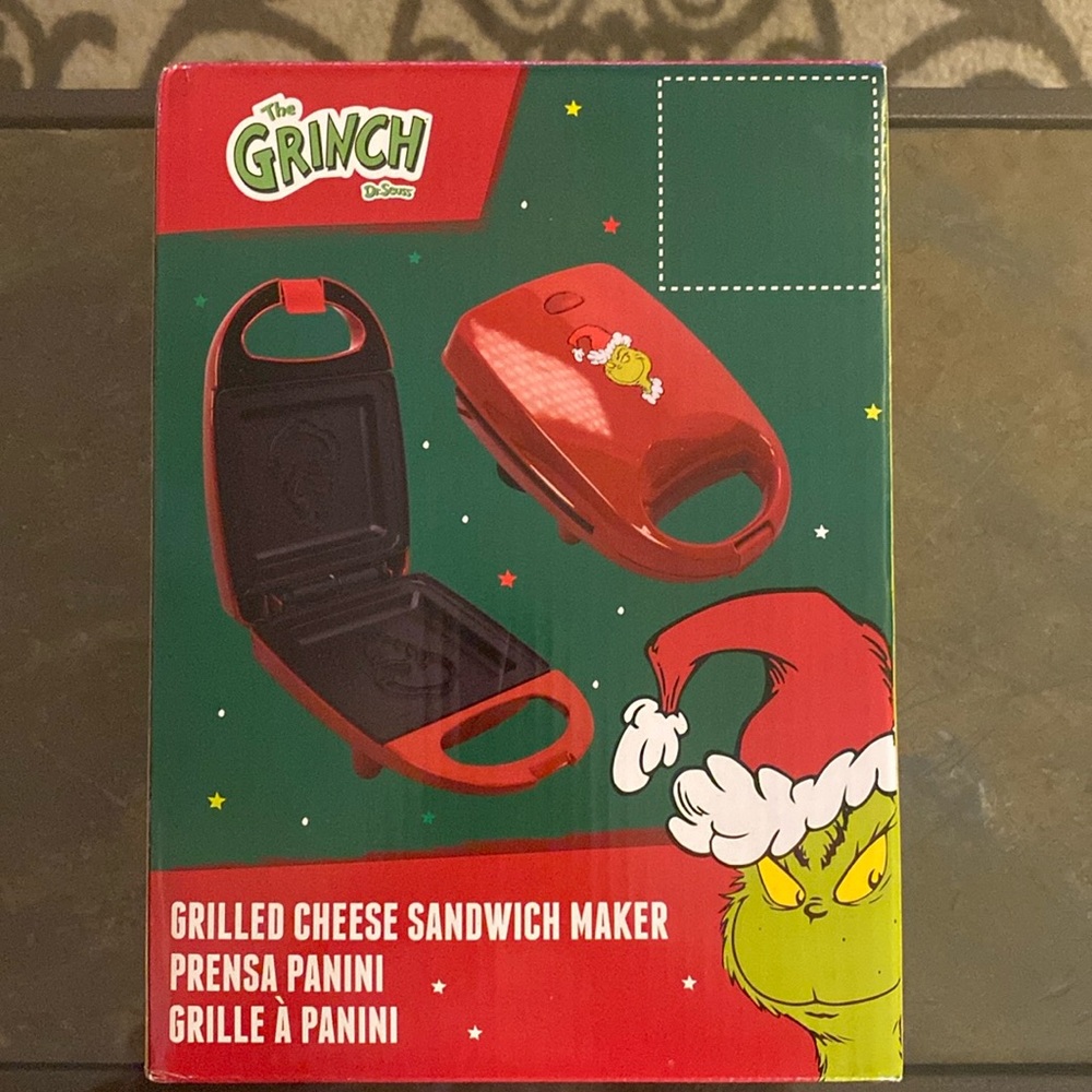 New Grinch sandwich maker